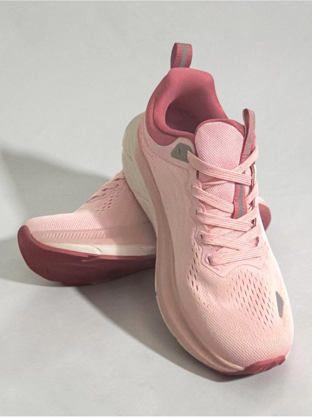Women's Pink Cushioned Athletic Sneakers
